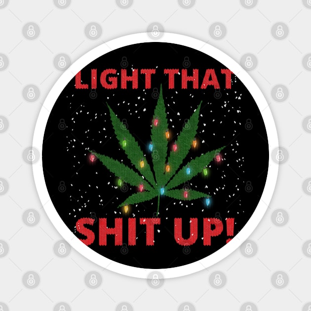 Weed Christmas Magnet by Dope 2